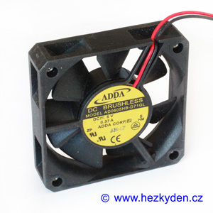 Ventilátor 60x60x15mm 5V