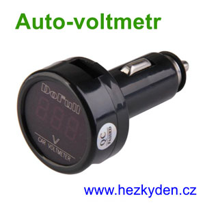 Voltmetr do auta