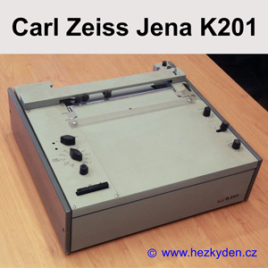 Zapisovací plotr Carl Zeiss Jena K201