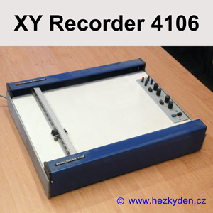 Zapisovací plotr XY RECORDER 4106