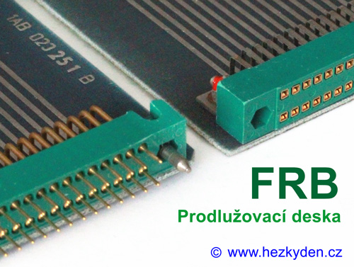 FRB prodlužovací deska - konektory TY 517 62 11 a TX 525 62 11