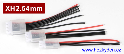 Konektory JST XH krytky na kabely