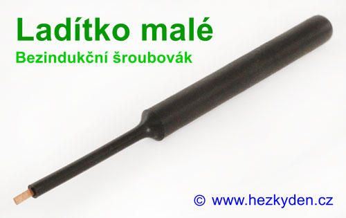 Ladítko - malý plastový šroubovák