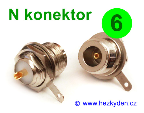 N-konektory do panelu - typ 6