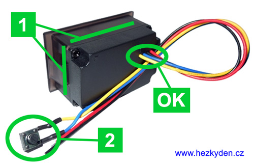 Panelové digitální hodiny LED voděodolné - možná místa průniku vody