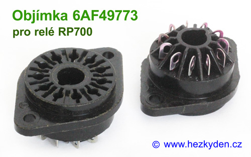 Patice/objímka 6AF49773 pro relé RP700