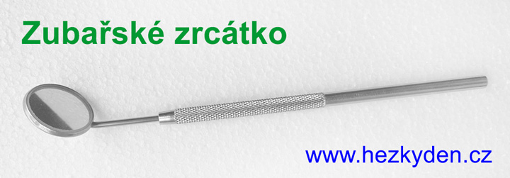 Zubařské zrcátko nerez