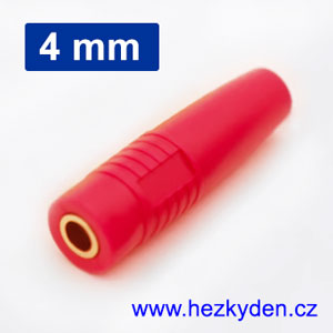 Bananková zdířka 4mm na kabel