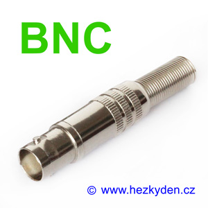 BNC konektor na kabel zásuvka BNC konektor na kabel zásuvka