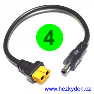 Kabel XT60 - napájecí konektor DC 5525 Kabel XT60 - napájecí konektor DC 5525