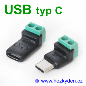 Konektor USB typ C se svorkovnicí