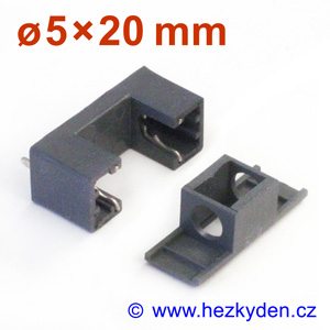 Pojistkové pouzdro DPS šedé