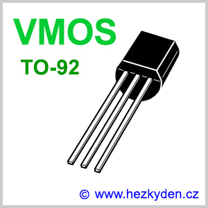 Tranzistory VMOS TO92