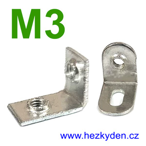 Úhelníčky M3 malé